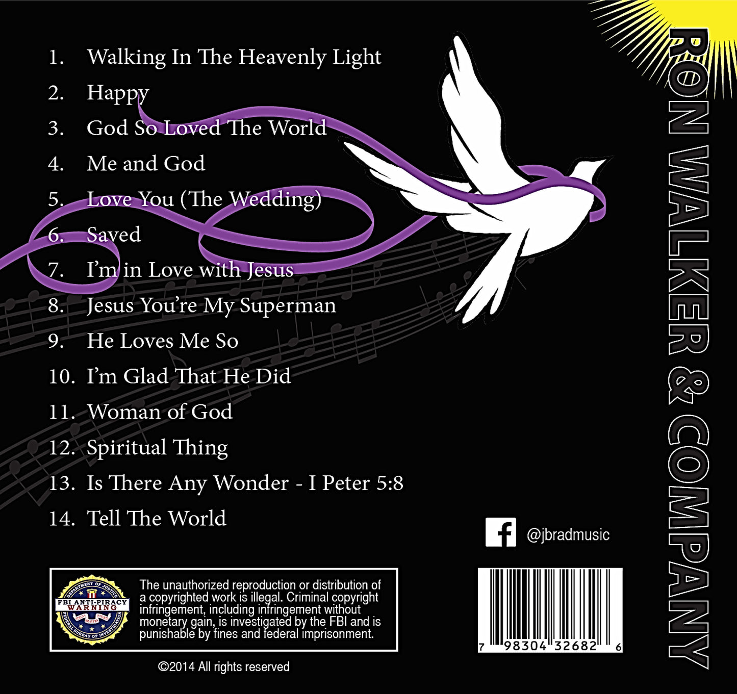 FINALLY CD (14 Songs) by Ron Walker & Company